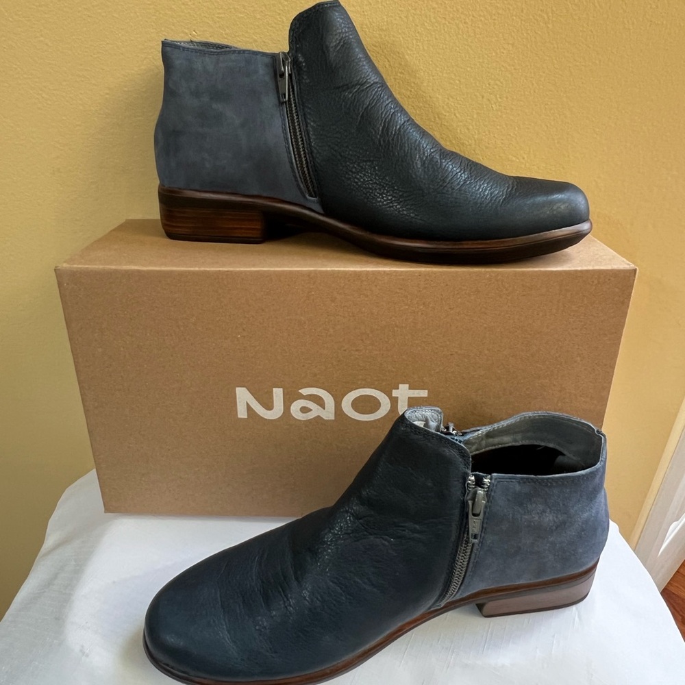 NAOT Helm Women’s Ankle Bootie, Sz 41, NWT